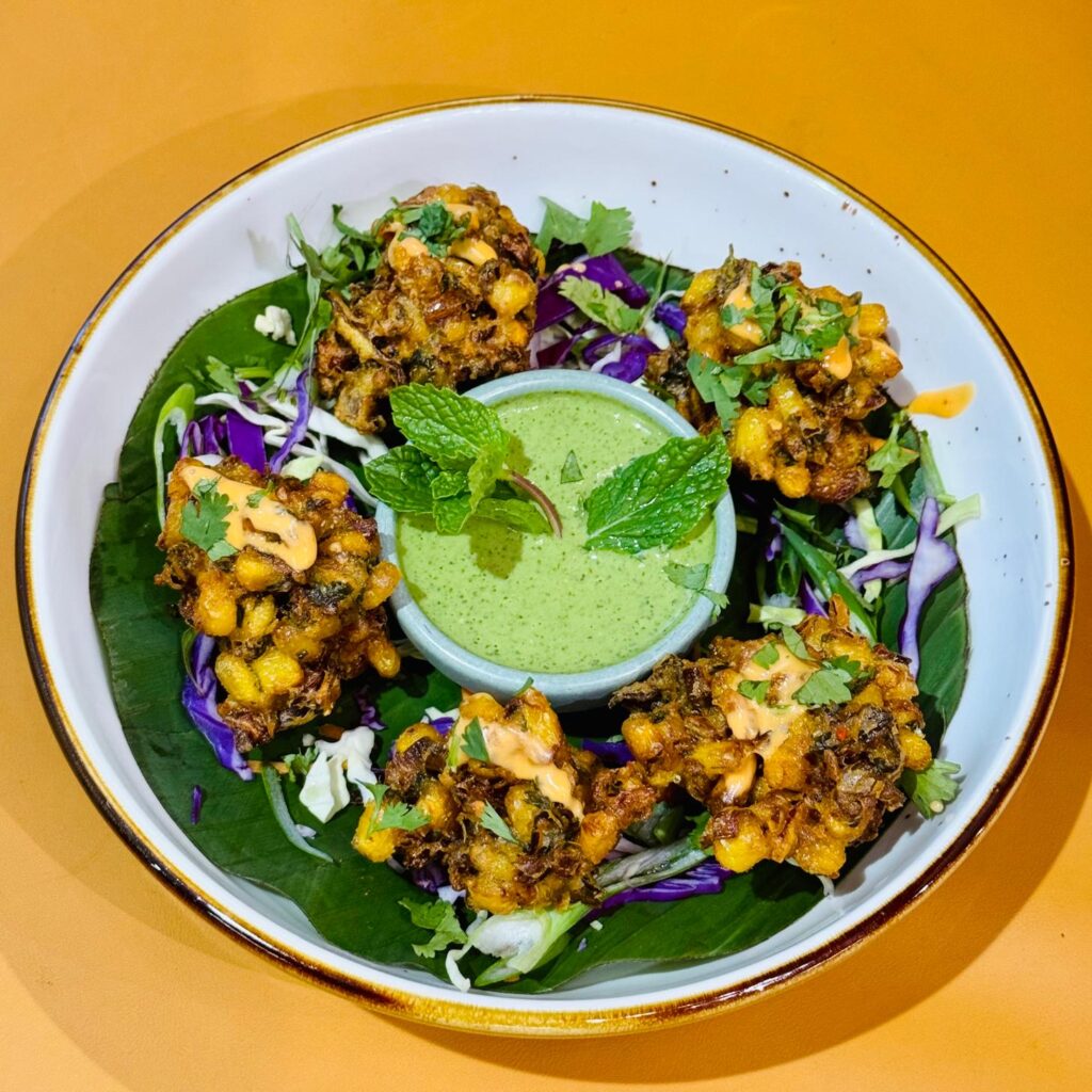 corn-fitters-at-bharat-bhavan-indian-vegetarian-restaurant-frisco