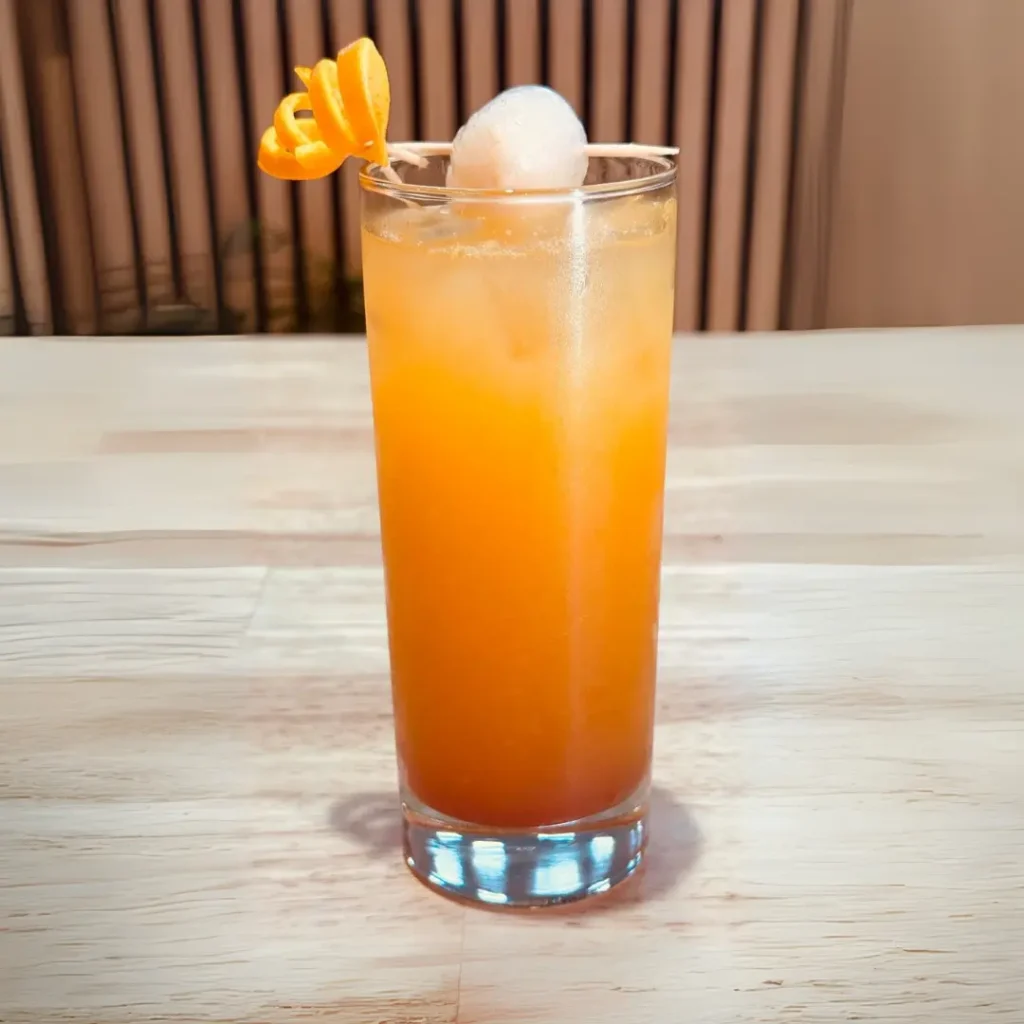 lychee-sunrise-mocktail-at-bharat-bhavan-indian-vegetarian-restaurant-frisco