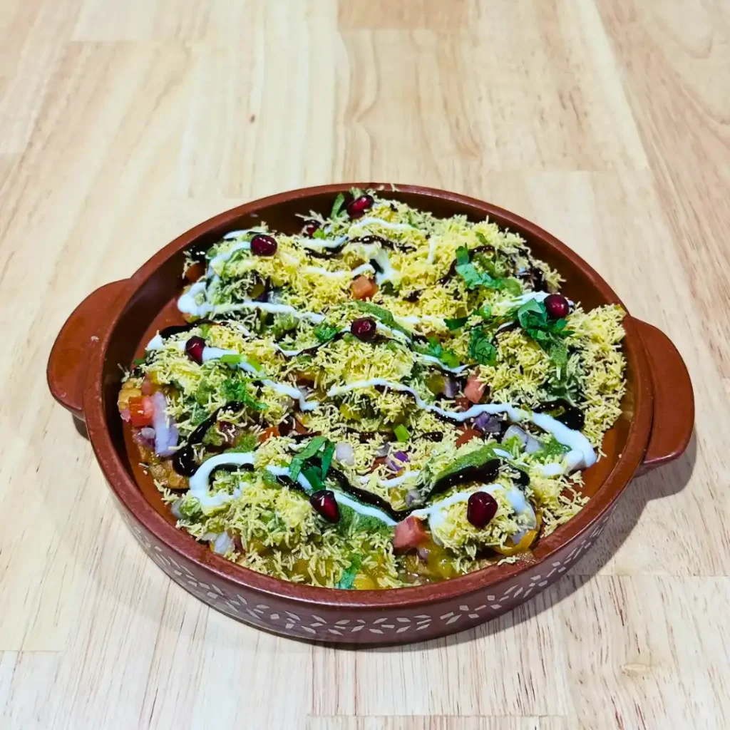papdi-chaat-at-bharat-bhavan-indian-vegetarian-restaurant-frisco